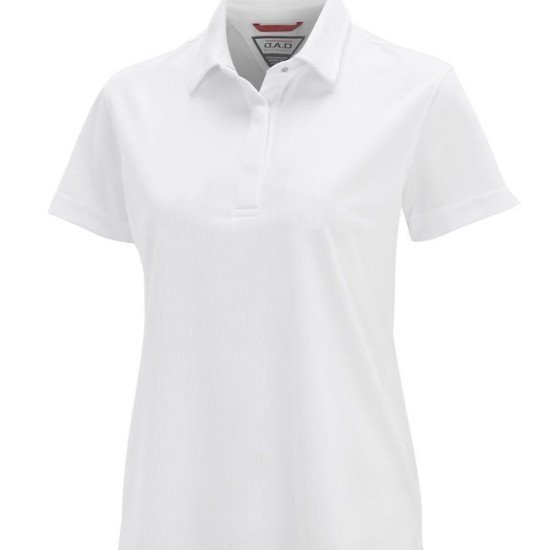 Футболка поло жіноча D.A.D Hillstone, колір білий - 134059100M