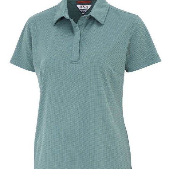Футболка поло жіноча D.A.D Hillstone, колір запорошений зелений - 134059670XL
