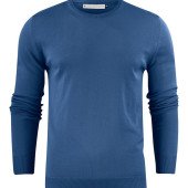 Светр чоловічий James Harvest Portland Round, колір синій меланж - 2112508565XXL