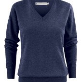 Пуловер жіночий James Harvest Ashland V, колір синій меланж - 2122505609XL