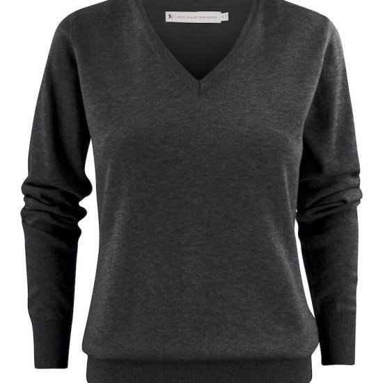 Пуловер жіночий James Harvest Ashland V, колір антрацит меланж - 2122505909XL