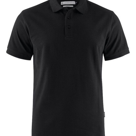 Футболка поло чоловіча James Harvest Neptune Modern Fit, колір чорний - 2135032900L