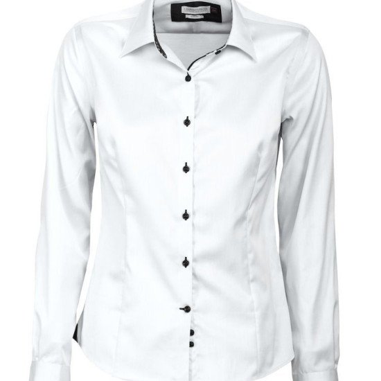 Сорочка жіноча JH&Frost Red Bow 20, колір білий/чорний - 2902003109XL