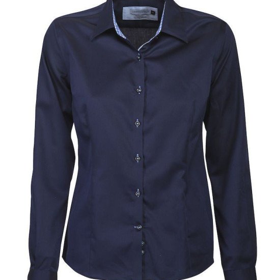 Сорочка жіноча JH&Frost Red Bow 20, колір темно-синій - 29020036054XL