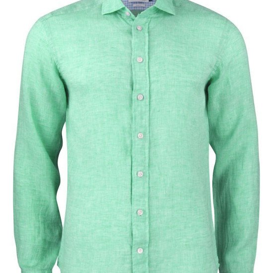 Сорочка чоловіча JH&Frost Indigo Bow 33 Regular Fit, колір зелений - 2903302710L