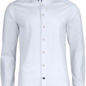Сорочка чоловіча JH&Frost Indigo Bow 34 Slim Fit, колір білий - 2903402100XS