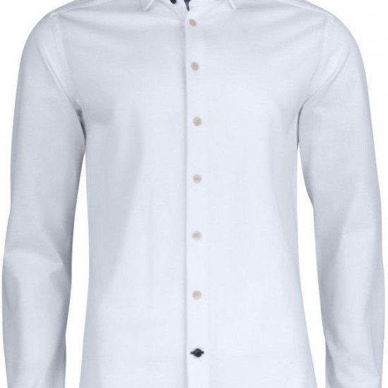 Сорочка чоловіча JH&Frost Indigo Bow 34 Slim Fit, колір білий - 2903402100XS