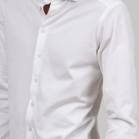 Сорочка чоловіча JH&Frost Indigo Bow 34 Slim Fit, колір білий - 2903402100XS