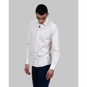Сорочка чоловіча JH&Frost Indigo Bow 34 Slim Fit, колір білий - 2903402100XS