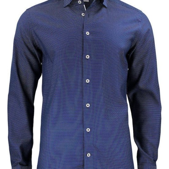Сорочка чоловіча JH&Frost Purple Bow 49 Regular Fit, колір темно-синій - 2904902601S