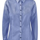 Сорочка жіноча JH&Frost Purple Bow 141, колір темно-синій/білий у клітку - 2914103616XXL
