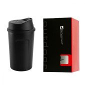 Термокружка 360 мл сталева Schwarzwolf Liard, колір чорний - F5100101AJ3