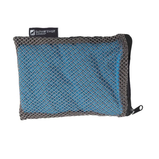 Рушник з мікрофібри Schwarzwolf Lanao 100х30 см в чохлі, колір синій - F5300401AJ3