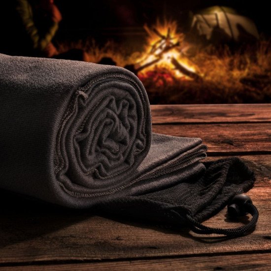 Плед флісовий Schwarzwolf Brisa 140х170 см, колір сірий - F5603600AJ3