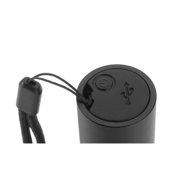 Ліхтарик акумуляторний 2в1 Schwarzwolf Zagros з XPG LED, функцією повербанка та ремінцем, колір чорний - F2308700AJ3