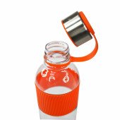 Пляшка для води 850 мл тританова Line Art Limpid, колір помаранчевий - 20222wb-06