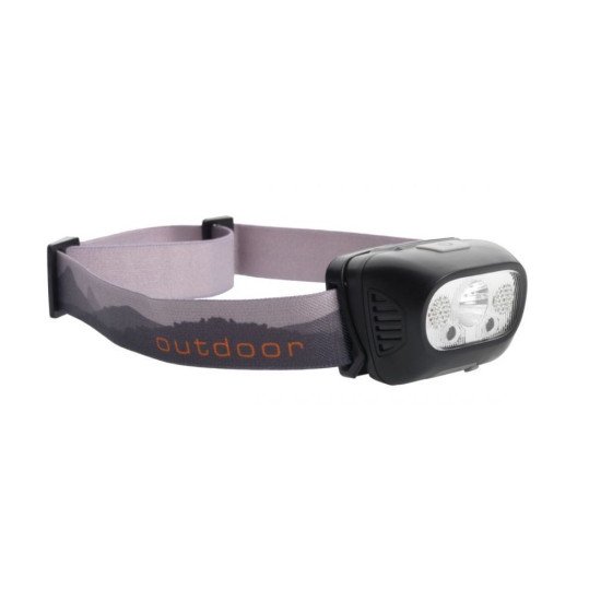 Ліхтарик налобний акумуляторний Schwarzwolf Herlen, колір чорний - F2308800AJ3