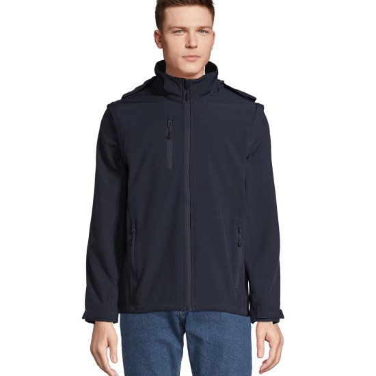 Куртка софтшел 3в1 SOL'S Falcon, колір темно-синій - 039952323XL