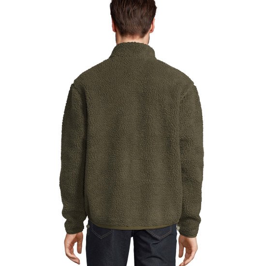 Куртка з шерпи SOL'S Fury, колір армійський/темно-армійський - 040428703XL