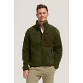 Куртка з шерпи SOL'S Fury, колір армійський/темно-армійський - 040428703XL