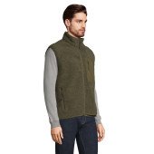 Жилет з шерпи SOL'S Fury BW, колір армійський/темно-армійський - 040418703XL