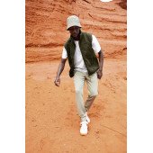 Жилет з шерпи SOL'S Fury BW, колір армійський/темно-армійський - 040418703XL