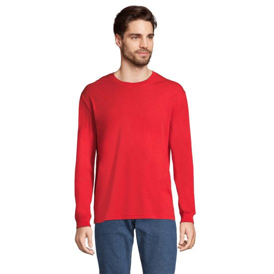 Лонгслів SOL'S Pioneer LSL, колір яскраво-червоний - 039821613XL