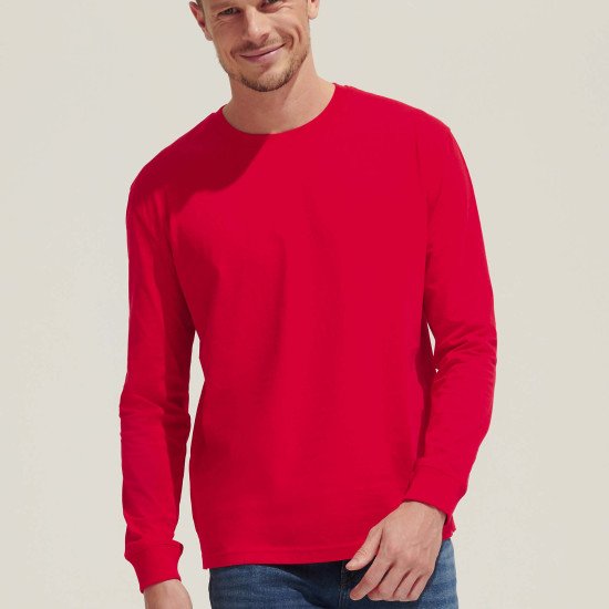 Лонгслів SOL'S Pioneer LSL, колір яскраво-червоний - 039821613XL