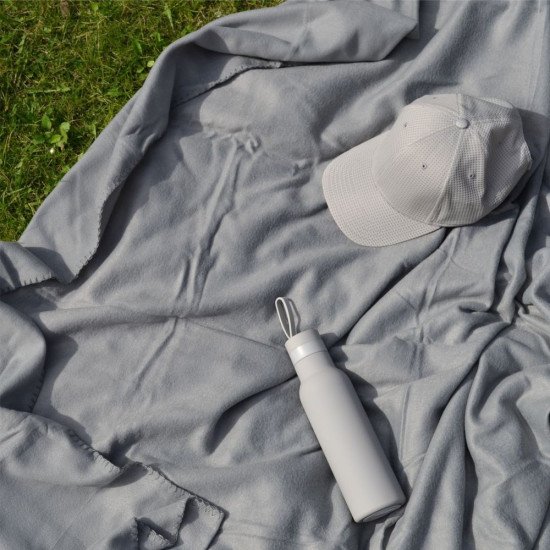 Плед флісовий Soft Me Warm 150х180 см, колір сірий - 202311pl-07