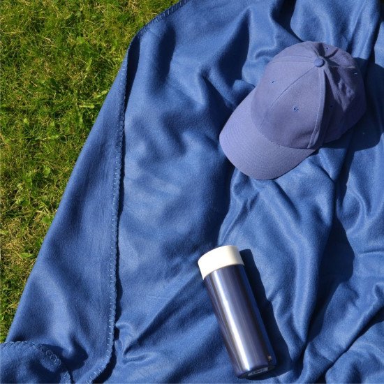 Плед-подушка флісовий Soft Me Mild 150х180 см, колір темно-синій - 202312pl-44