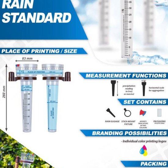 Опадомір BOTT Standard, колір прозорий - 20231rg