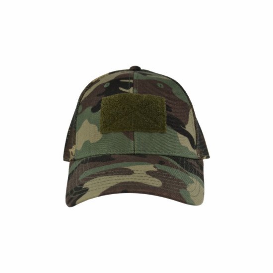 Кепка coFEE Army mesh з липучкою велкро, колір камуфляж зелений - 4038-55 CO-V Кепка coFEE Army mesh з липучкою велкро, колір камуфляж зелений - 4038-55 CO-V