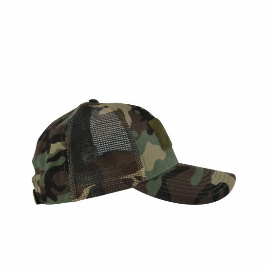 Кепка coFEE Army mesh з липучкою велкро, колір камуфляж зелений - 4038-55 CO-V Кепка coFEE Army mesh з липучкою велкро, колір камуфляж зелений - 4038-55 CO-V