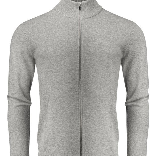 Кардиган на блискавці чоловічий James Harvest Ashland, колір сірий - 21125141404XL