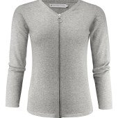 Кардиган на блискавці жіночий James Harvest Ashland, колір сірий - 2122511140XS