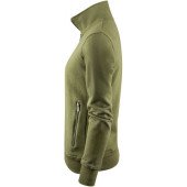 Світшот на блискавці жіночий James Harvest Melville Heights, колір оливковий - 2122042704X-XS