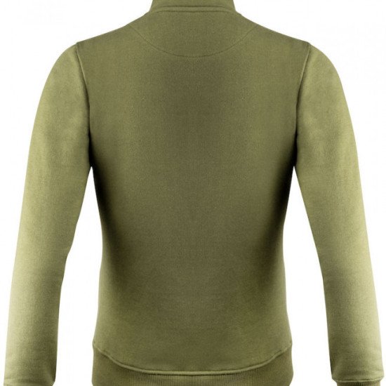 Світшот на блискавці жіночий James Harvest Melville Heights, колір оливковий - 2122042704X-XS