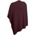 Пончо жіноче James Harvest Poncho, колір винний - 2127000486TUN