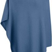 Пончо жіноче James Harvest Poncho, колір джинсовий меланж - 2127000605TUN