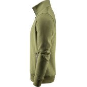 Світшот на блискавці чоловічий James Harvest Melville Heights, колір оливковий - 2132026704X-S