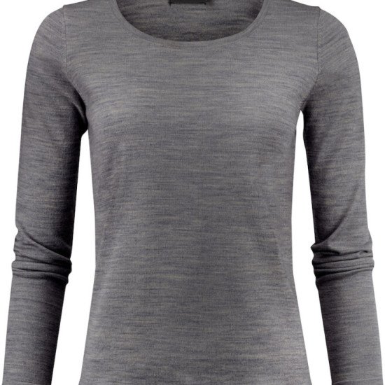 Пуловер жіночий JH&Frost Merino U, колір темно-сірий меланж - 2930203909S