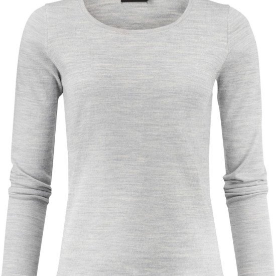 Пуловер жіночий JH&Frost Merino U, колір сірий меланж - 2930203910XXL