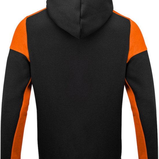 Худі Printer Prime, колір чорний/помаранчевий - 22620709030XL