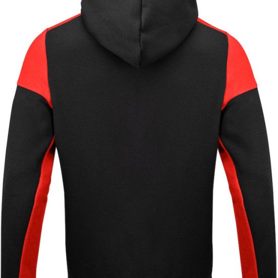 Худі Printer Prime, колір чорний/червоний - 22620709040XS