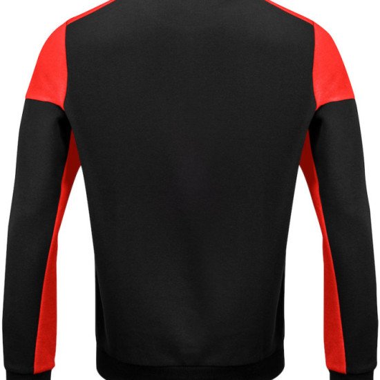 Світшот Printer Prime, колір чорний/червоний - 22620719040M