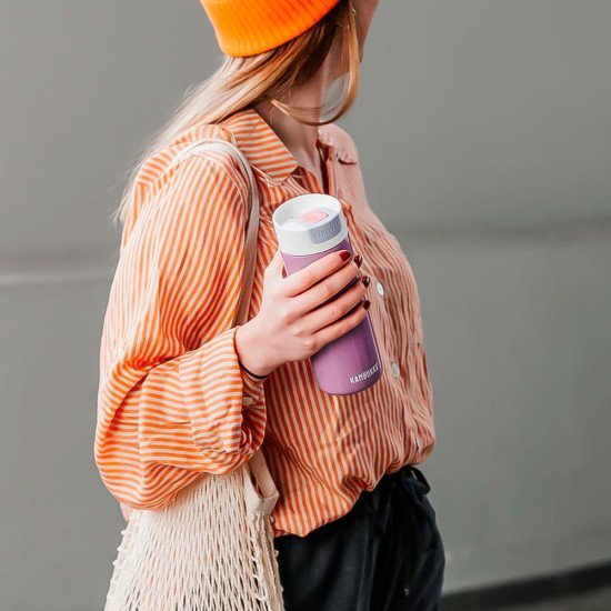 Термокружка 500 мл сталева Kambukka Olympus, вакуумна, колір фіолетовий - 11-02020