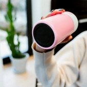 Термокружка 300 мл сталева Kambukka Olympus, вакуумна, колір ніжно-рожевий - 11-02018