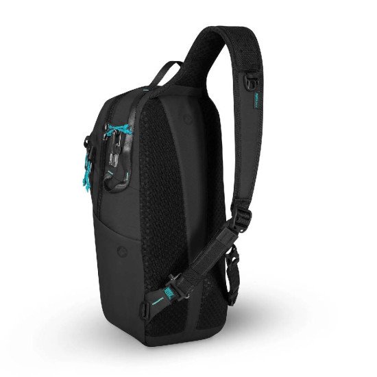 Сумка через плече антизлодій Pacsafe Eco 12L Sling, колір чорний - 41103138