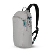 Сумка через плече антизлодій Pacsafe Eco 12L Sling, колір сірий/чорний - 41103145