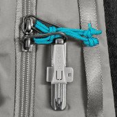 Сумка через плече антизлодій Pacsafe Eco 12L Sling, колір сірий/чорний - 41103145